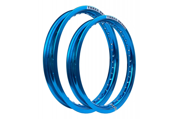 ARO RODA ALUMINIU 17 X 2.50 AZUL THREE HEADS